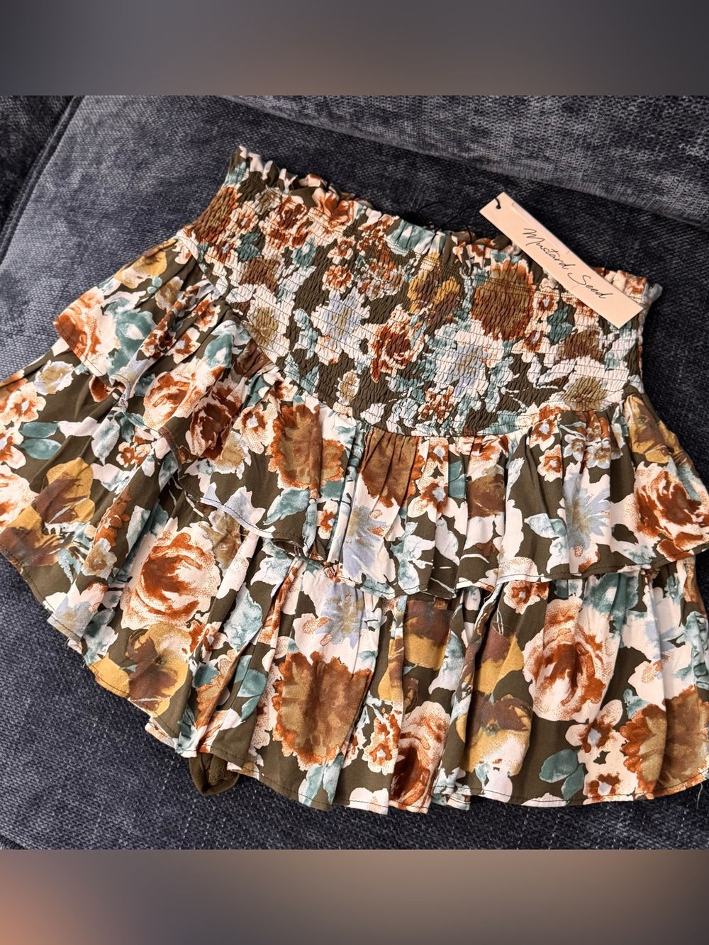 Mustard Seed Ruffle skorts